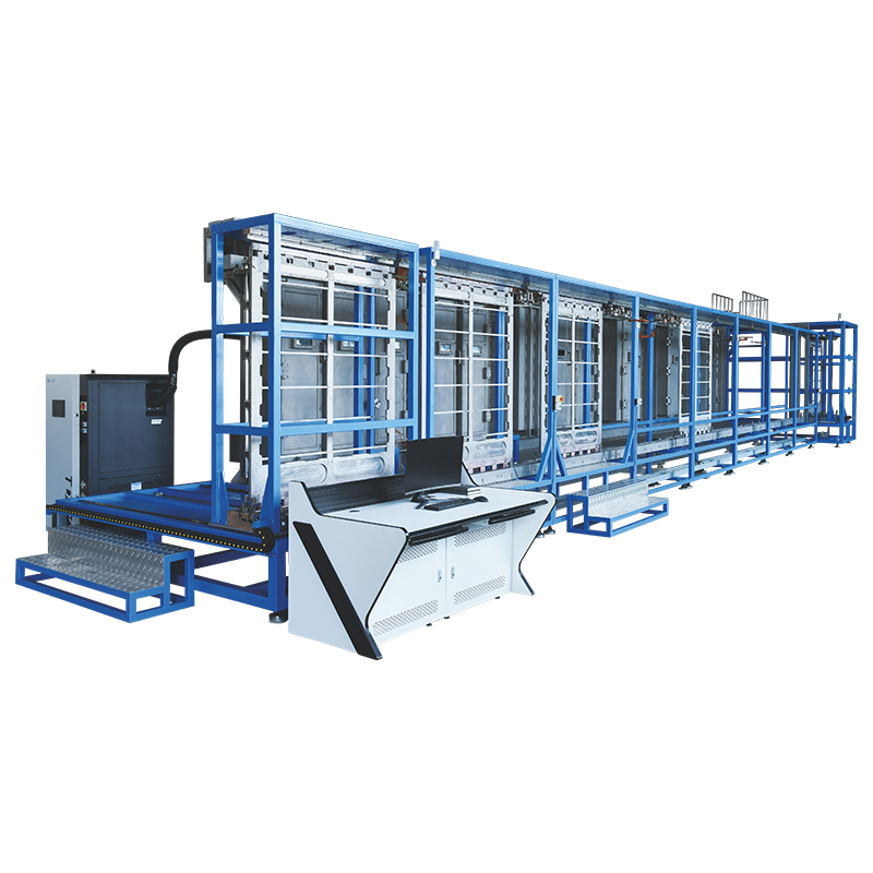 Magnetron sputtering coating production line